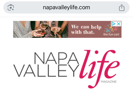 Annoucement: WE are in Napa Valley Life Magazine